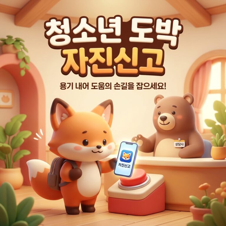 청소년 도박 자진신고 74% 급증, 8월 말 마감 전 학부모가 확인할 것