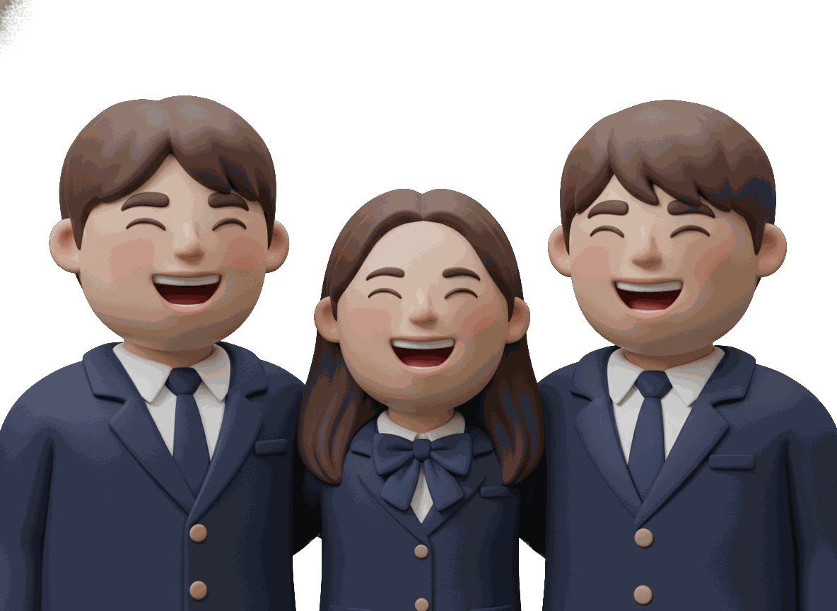 상무고 과외 안내 클레이 캐릭터 - 서당애서 1:1 방문 화상 수업
