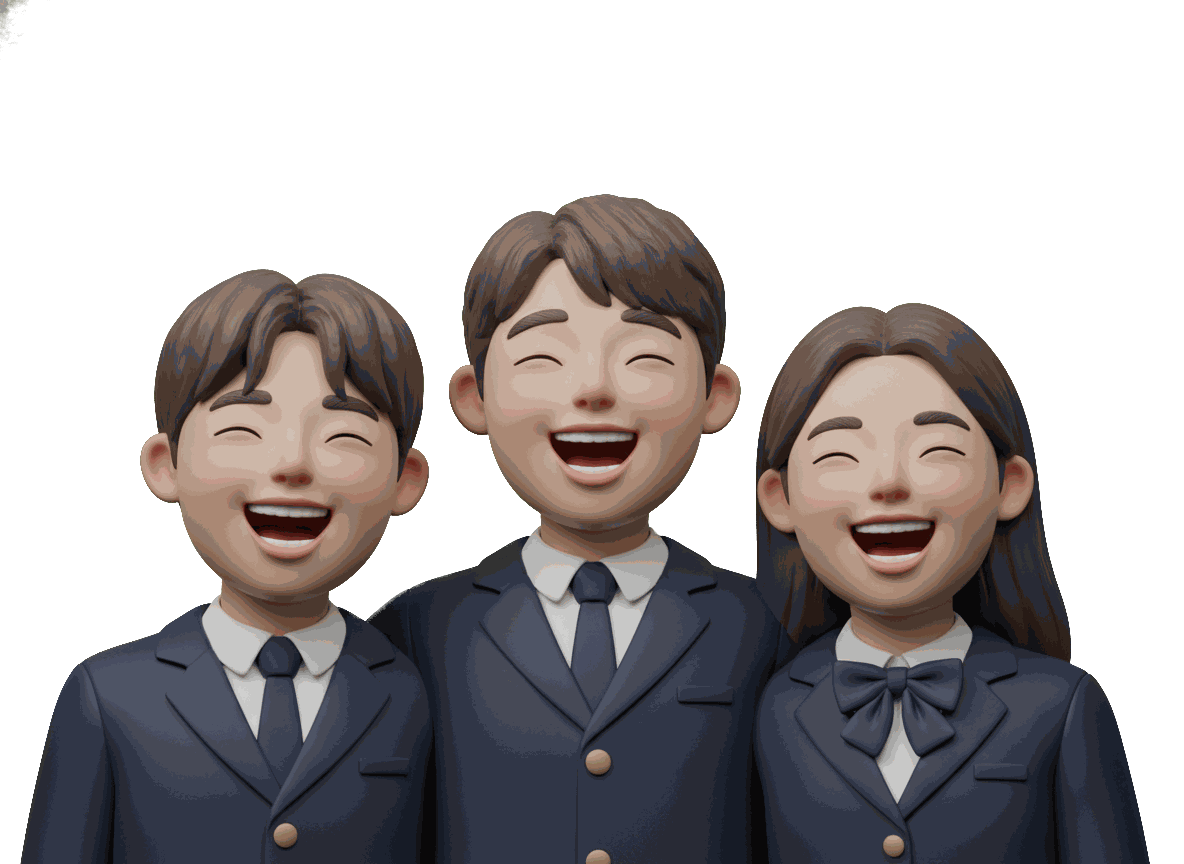 죽전고 과외 안내 클레이 캐릭터 - 서당애서 1:1 방문 화상 수업